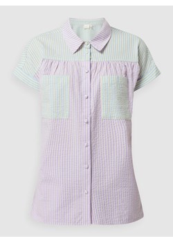 Bluzka o dwukolorowym designie model ‘Caroun’ ze sklepu Peek&Cloppenburg  w kategorii Koszule damskie - zdjęcie 170290708