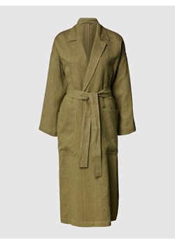 Płaszcz z lnu ze sklepu Peek&Cloppenburg  w kategorii Płaszcze damskie - zdjęcie 170291075
