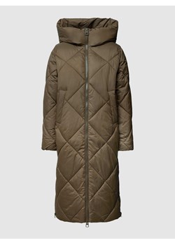 Płaszcz pikowany z kapturem ze sklepu Peek&Cloppenburg  w kategorii Płaszcze damskie - zdjęcie 170291168