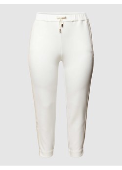 Spodnie typu track pants z lampasami model ‘OGNUNO’ ze sklepu Peek&Cloppenburg  w kategorii Spodnie damskie - zdjęcie 170291385