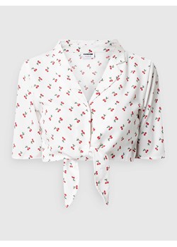 Bluzka krótka z wiązanym detalem model ‘Joe’ ze sklepu Peek&Cloppenburg  w kategorii Koszule damskie - zdjęcie 170291529