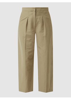 Spodnie z plisami z wpuszczanymi kieszeniami ze sklepu Peek&Cloppenburg  w kategorii Spodnie damskie - zdjęcie 170293009