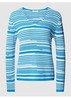 Sweter z dzianiny we wzory na całej powierzchni ze sklepu Peek&Cloppenburg  w kategorii Swetry damskie - zdjęcie 170293406