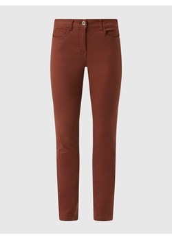 Spodnie o kroju skinny fit z dodatkiem streczu ze sklepu Peek&Cloppenburg  w kategorii Spodnie damskie - zdjęcie 170293549