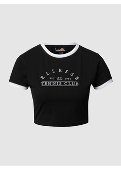 T-shirt krótki z wyhaftowanym logo ze sklepu Peek&Cloppenburg  w kategorii Bluzki damskie - zdjęcie 170293689