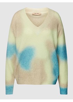 Sweter z dzianiny ze wzorem na całej powierzchni ‘LARA’ ze sklepu Peek&Cloppenburg  w kategorii Swetry damskie - zdjęcie 170295127