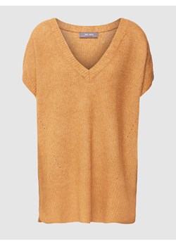 Sweter z dzianiny z dekoltem w serek model ‘Chia’ ze sklepu Peek&Cloppenburg  w kategorii Kamizelki damskie - zdjęcie 170295457