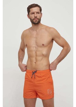 Karl Lagerfeld szorty kąpielowe kolor pomarańczowy ze sklepu ANSWEAR.com w kategorii Kąpielówki - zdjęcie 170299438