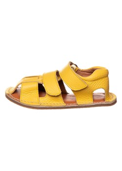 lamino Skórzane sandały w kolorze żółtym do chodzenia na boso ze sklepu Limango Polska w kategorii Sandały dziecięce - zdjęcie 170303379