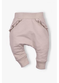 Spodnie dresowe z bawełny organicznej dla dziewczynki ze sklepu 5.10.15 w kategorii Spodnie i półśpiochy - zdjęcie 170306498