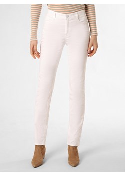 BRAX Spodnie - Mary Kobiety Bawełna biały jednolity ze sklepu vangraaf w kategorii Spodnie damskie - zdjęcie 170307626