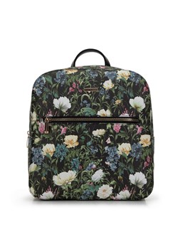 Damski plecak z ekoskóry w kwiaty prosty ze sklepu WITTCHEN w kategorii Plecaki - zdjęcie 170314779