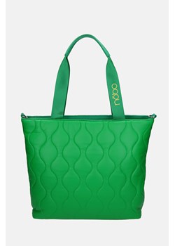 Maxi pikowana shopperka Nobo zielona ze sklepu NOBOBAGS.COM w kategorii Torby Shopper bag - zdjęcie 170315079