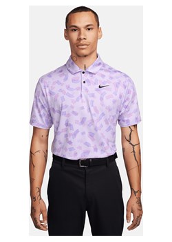 Męska koszulka polo do golfa Dri-FIT Nike Tour - Fiolet ze sklepu Nike poland w kategorii T-shirty męskie - zdjęcie 170318209