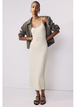 H & M - Sukienka z kreszowanego dżerseju - Beżowy ze sklepu H&M w kategorii Sukienki - zdjęcie 170318286