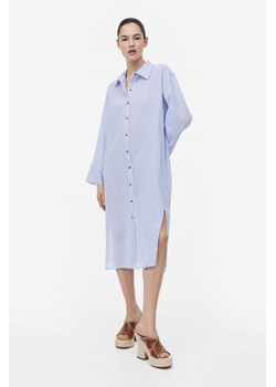 H & M - Szmizjerka z krepy - Niebieski ze sklepu H&M w kategorii Sukienki - zdjęcie 170318386