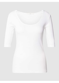 T-shirt z efektem prążkowania ze sklepu Peek&Cloppenburg  w kategorii Bluzki damskie - zdjęcie 170318609