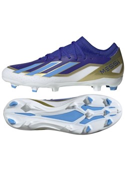 Buty adidas X Crazyfast League Messi Fg ID0712 niebieskie ze sklepu ButyModne.pl w kategorii Buty sportowe męskie - zdjęcie 170319208