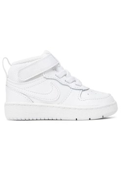 Buty Nike Court Borough Mid2 (TDV) Jr CD7784-100 białe ze sklepu ButyModne.pl w kategorii Buty sportowe dziecięce - zdjęcie 170319415