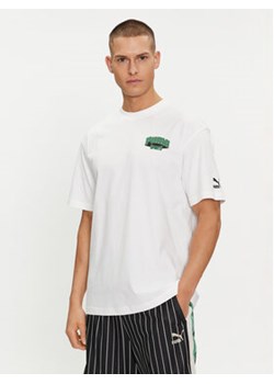 Puma T-Shirt For The Fanbase Graphic 624395 Biały Relaxed Fit ze sklepu MODIVO w kategorii T-shirty męskie - zdjęcie 170320745