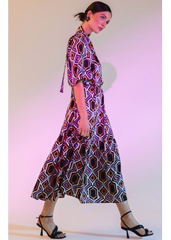 Sukienka maxi z falbaną S367/2, Kolor multicolour, Rozmiar L, Stylove ze sklepu Primodo w kategorii Sukienki - zdjęcie 170320946