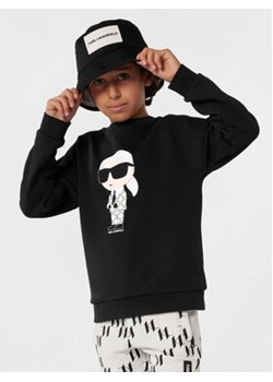 Karl Lagerfeld Kids Bluza Z30042 D Czarny Regular Fit ze sklepu MODIVO w kategorii Bluzy chłopięce - zdjęcie 170322679