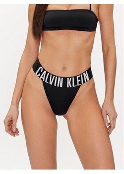 Calvin Klein Underwear Stringi 000QF7638E Czarny ze sklepu MODIVO w kategorii Majtki damskie - zdjęcie 170323008