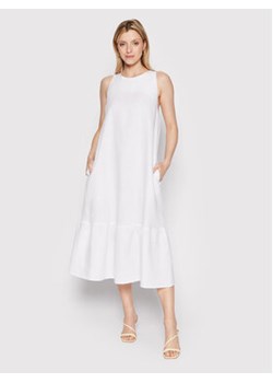 United Colors Of Benetton Sukienka letnia 4AGHDV01J Biały Regular Fit ze sklepu MODIVO w kategorii Sukienki - zdjęcie 170323107