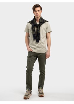 Koszulka męska bawełniana jasnozielona Basic 300 ze sklepu Big Star w kategorii T-shirty męskie - zdjęcie 170323636