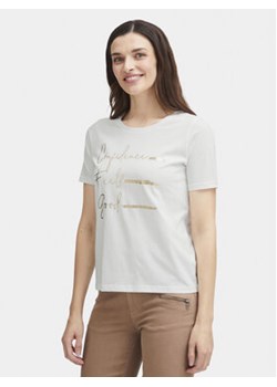 Fransa T-Shirt 20613424 Biały Regular Fit ze sklepu MODIVO w kategorii Bluzki damskie - zdjęcie 170325186