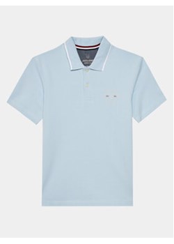 Jack&Jones Junior Polo Blushield 12254237 Niebieski Standard Fit ze sklepu MODIVO w kategorii T-shirty chłopięce - zdjęcie 170325247