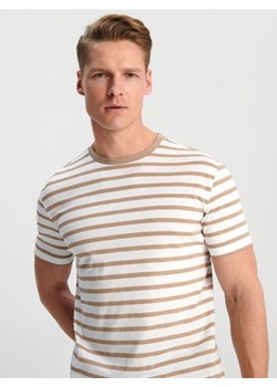 Sinsay - Koszulka - beżowy ze sklepu Sinsay w kategorii T-shirty męskie - zdjęcie 170325879