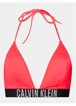 Calvin Klein Swimwear Góra od bikini KW0KW02506 Czerwony ze sklepu MODIVO w kategorii Stroje kąpielowe - zdjęcie 170326867