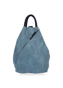 Miejski Plecak Damski firmy Hernan HB0137-1 Błękitny ze sklepu PaniTorbalska w kategorii Plecaki - zdjęcie 170327538