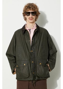 Barbour kurtka Wax Deck Jacket męska kolor zielony przejściowa MWX2280 ze sklepu PRM w kategorii Kurtki męskie - zdjęcie 170329618