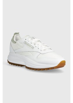 Reebok Classic sneakersy CLASSIC LEATHER kolor biały 100074376 ze sklepu PRM w kategorii Buty sportowe damskie - zdjęcie 170329636