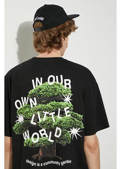 Market t-shirt bawełniany Community Garden T-Shirt męski kolor czarny z nadrukiem 399001761 ze sklepu PRM w kategorii T-shirty męskie - zdjęcie 170329796
