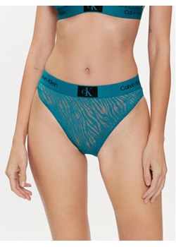 Calvin Klein Underwear Figi klasyczne 000QF7379E Zielony ze sklepu MODIVO w kategorii Majtki damskie - zdjęcie 170330058