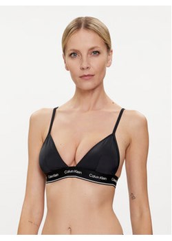 Calvin Klein Swimwear Góra od bikini KW0KW02424 Czarny ze sklepu MODIVO w kategorii Stroje kąpielowe - zdjęcie 170330128