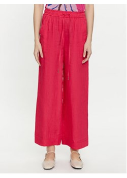 Marella Spodnie materiałowe Apogeo 2413131084 Różowy Relaxed Fit ze sklepu MODIVO w kategorii Spodnie damskie - zdjęcie 170330245