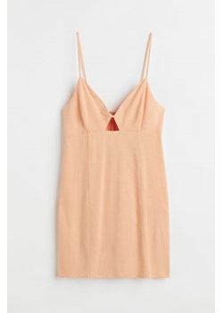 H & M - Sukienka mini z wycięciem - Pomarańczowy ze sklepu H&M w kategorii Sukienki - zdjęcie 170335246