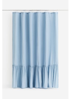 H & M - Zasłona prysznicowa z falbaną - Niebieski ze sklepu H&M w kategorii Akcesoria łazienkowe - zdjęcie 170335268
