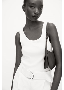 H & M - Koszulka z domieszką jedwabiu - Biały ze sklepu H&M w kategorii Bluzki damskie - zdjęcie 170335305