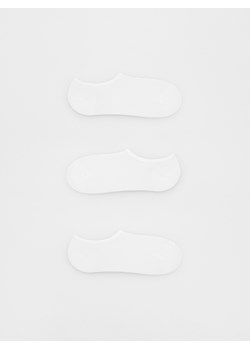Reserved - Bawełniane skarpetki 3 pack - biały ze sklepu Reserved w kategorii Skarpetki damskie - zdjęcie 170338918