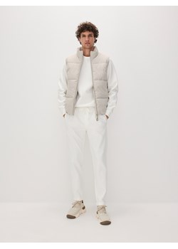 Reserved - Spodnie regular fit - złamana biel ze sklepu Reserved w kategorii Spodnie męskie - zdjęcie 170339095