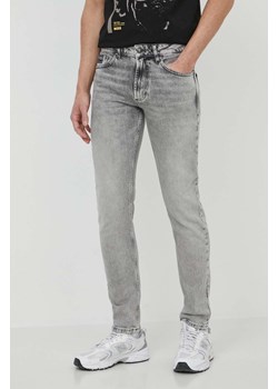Versace Jeans Couture jeansy męskie kolor szary 76GAB5D0 CDW98 ze sklepu ANSWEAR.com w kategorii Jeansy męskie - zdjęcie 170339767