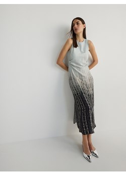 Reserved - Sukienka maxi z gradientowym nadrukiem - jasnoturkusowy ze sklepu Reserved w kategorii Sukienki - zdjęcie 170341455
