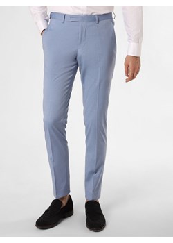 Finshley & Harding Spodnie - Kalifornia Mężczyźni Slim Fit niebieski marmurkowy ze sklepu vangraaf w kategorii Spodnie męskie - zdjęcie 170341756