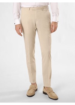 Finshley & Harding Spodnie - Kalifornia Mężczyźni Slim Fit beżowy marmurkowy ze sklepu vangraaf w kategorii Spodnie męskie - zdjęcie 170341757