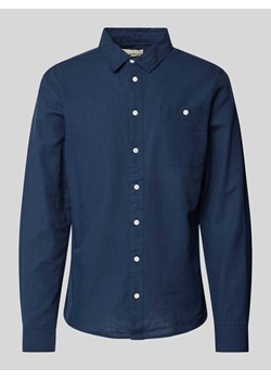 Koszula casualowa o kroju slim fit z kołnierzykiem typu kent ze sklepu Peek&Cloppenburg  w kategorii Koszule męskie - zdjęcie 170342416